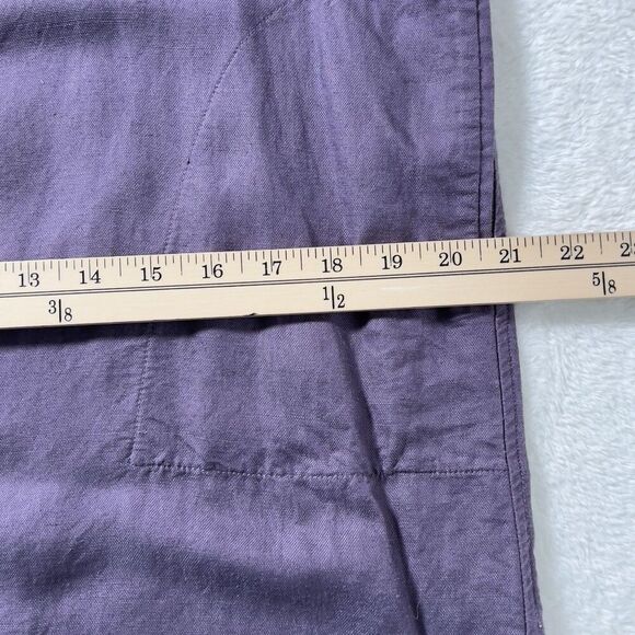 Wilfred Delphine Shift Mini Dress Womens XXS Purple Dolman Sleeve Lagenlook - Picture 10 of 11